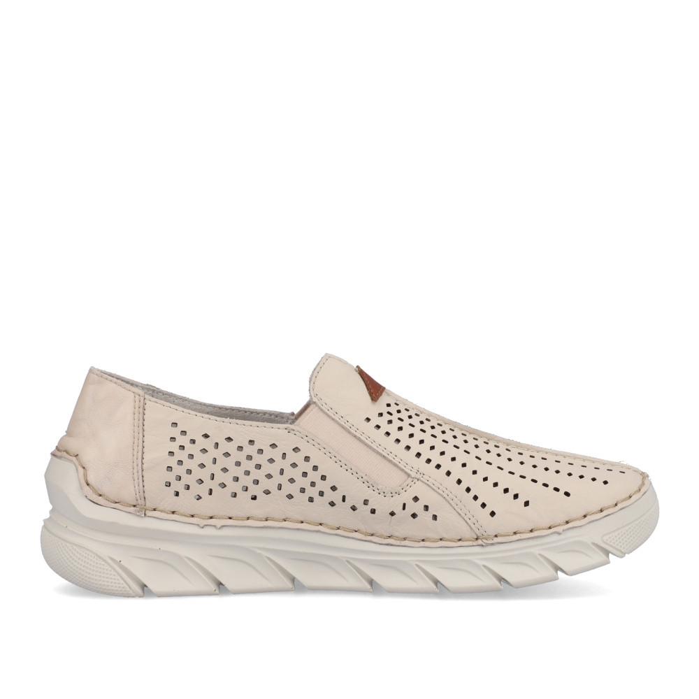 detail Dámské mokasíny RIEKER RIE-10104044-S3 béžová