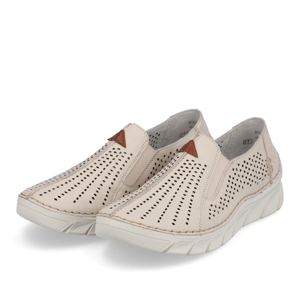 detail Dámské mokasíny RIEKER RIE-10104044-S3 béžová