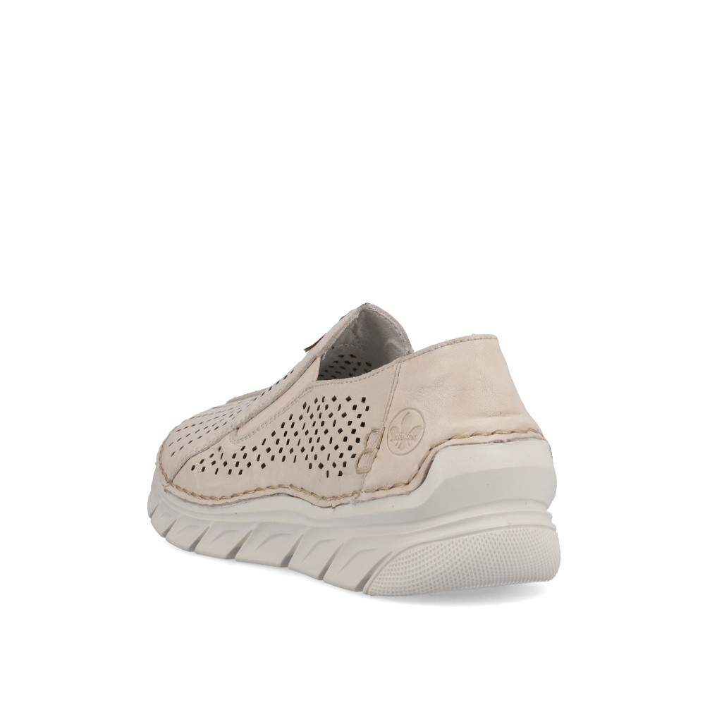 detail Dámské mokasíny RIEKER RIE-10104044-S3 béžová