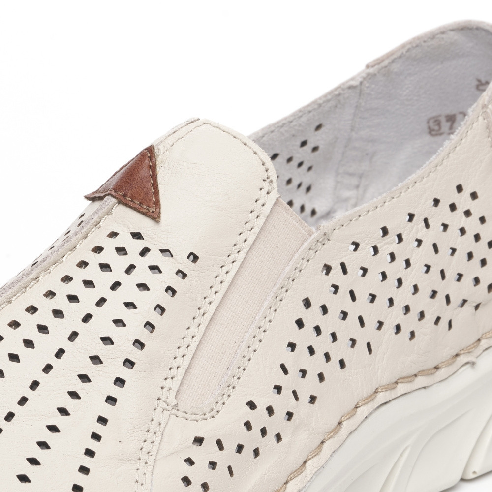 detail Dámské mokasíny RIEKER RIE-10104044-S3 béžová