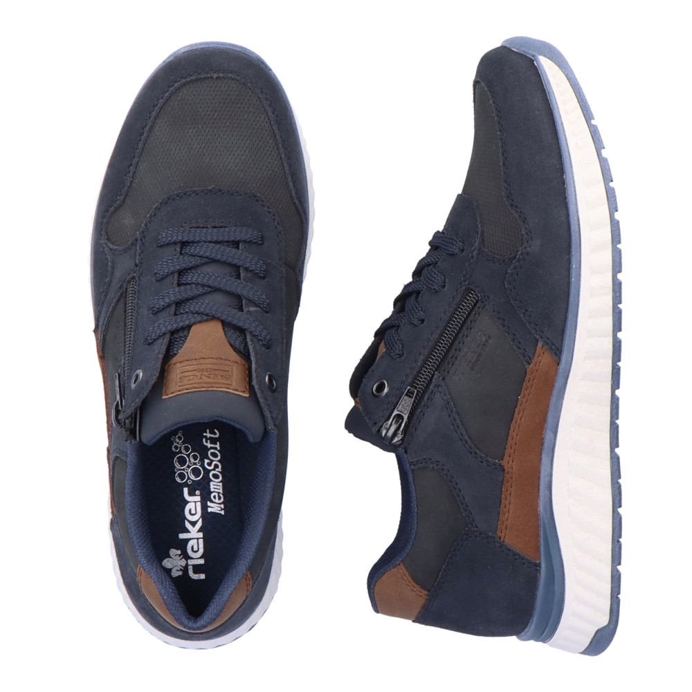 detail Pánské tenisky RIEKER B0601-14 modrá S4