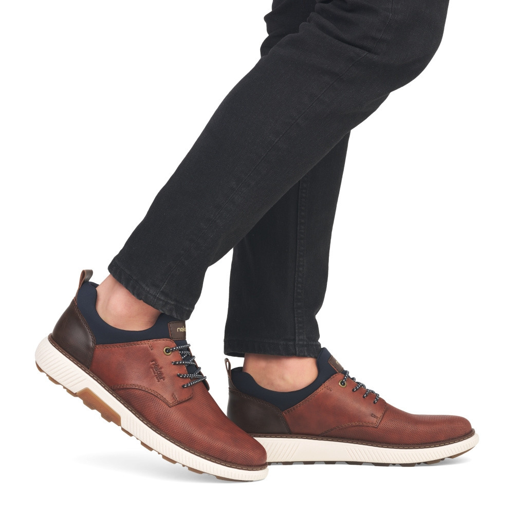 detail Pánské polobotky RIEKER B3352-22 hnědá S4