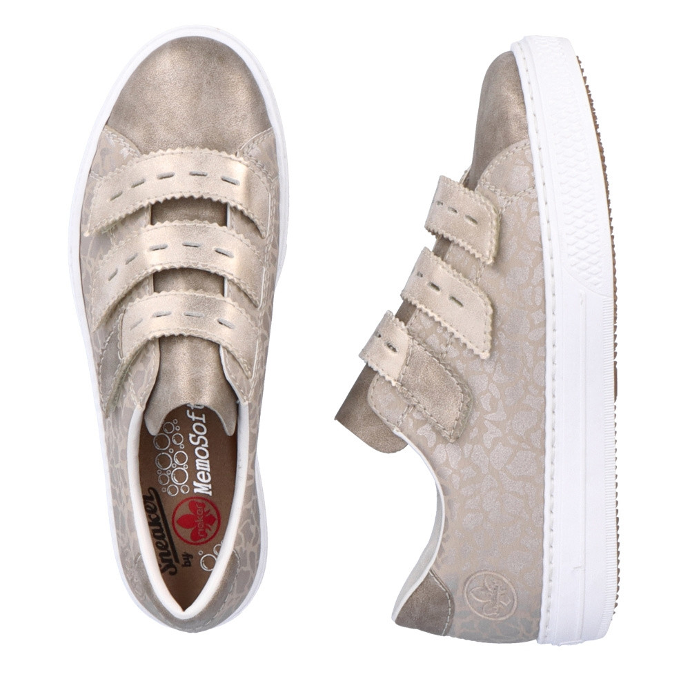 detail Dámske tenisky RIEKER L5964-60 zlatá S3