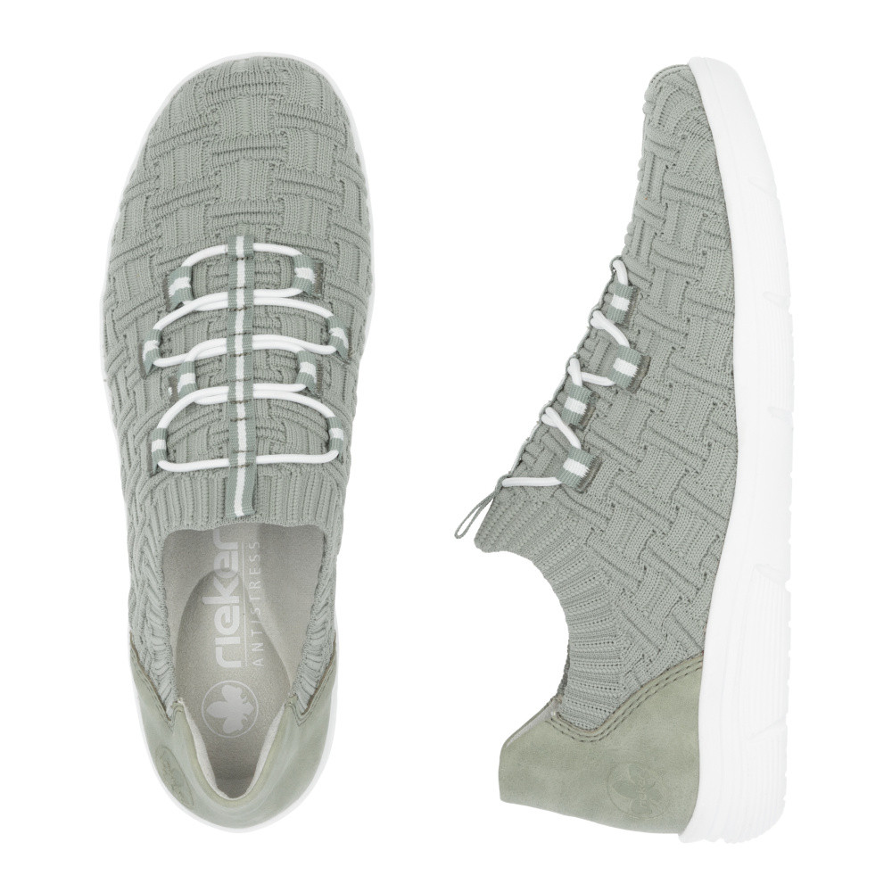 detail Dámske tenisky RIEKER L7463-52 zelená S5