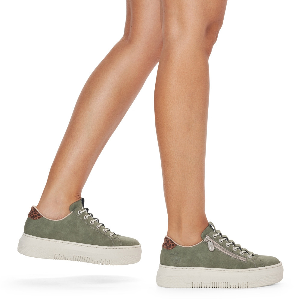 detail Dámske tenisky RIEKER M1952-52 zelená S4