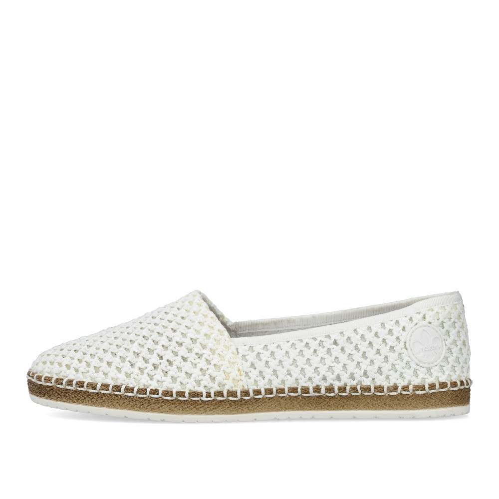 detail Dámské mokasíny RIEKER RIE-10104125-S3 bílá