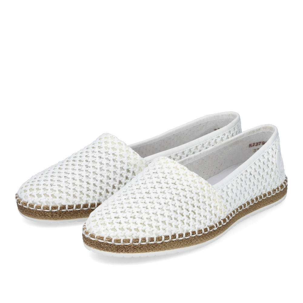 detail Dámské mokasíny RIEKER RIE-10104125-S3 bílá