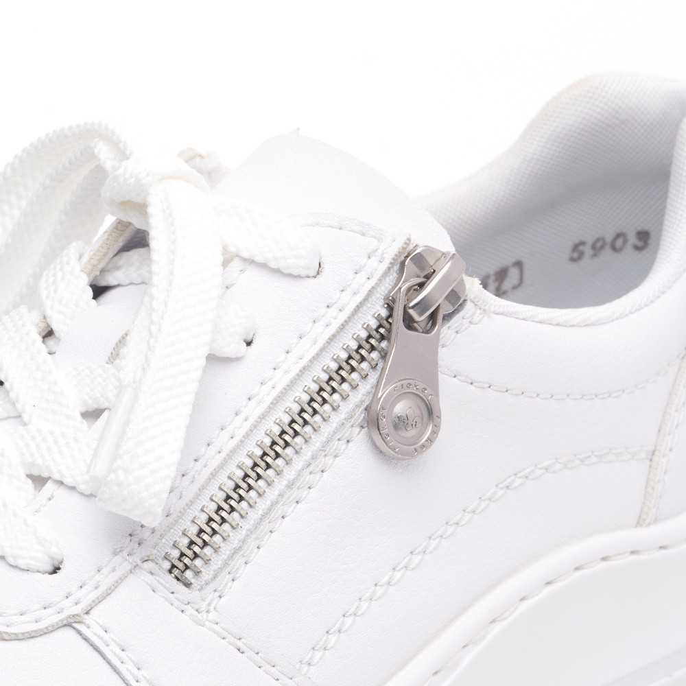 detail Dámské tenisky RIEKER M5903-80 bílá S3