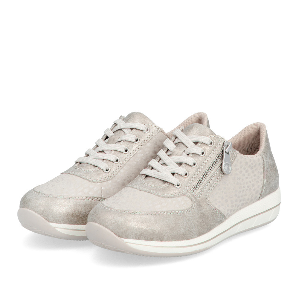 detail Dámské polobotky RIEKER N1112-60 béžová S6