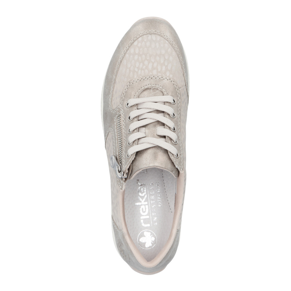 detail Dámské polobotky RIEKER N1112-60 béžová S6