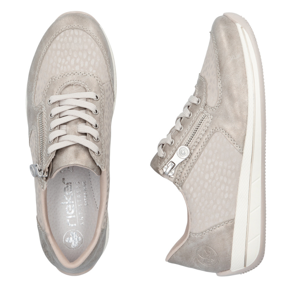 detail Dámské polobotky RIEKER N1112-60 béžová S6