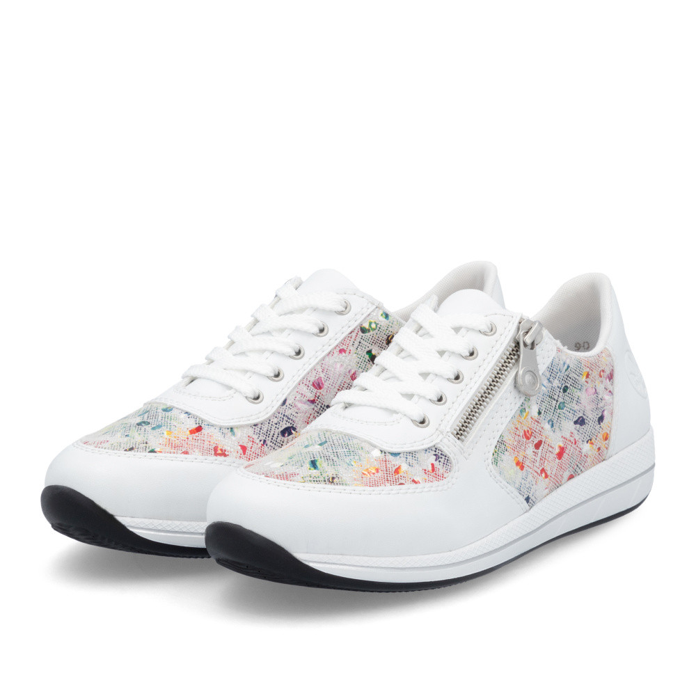 detail Dámské polobotky RIEKER N1112-90 bílá S5