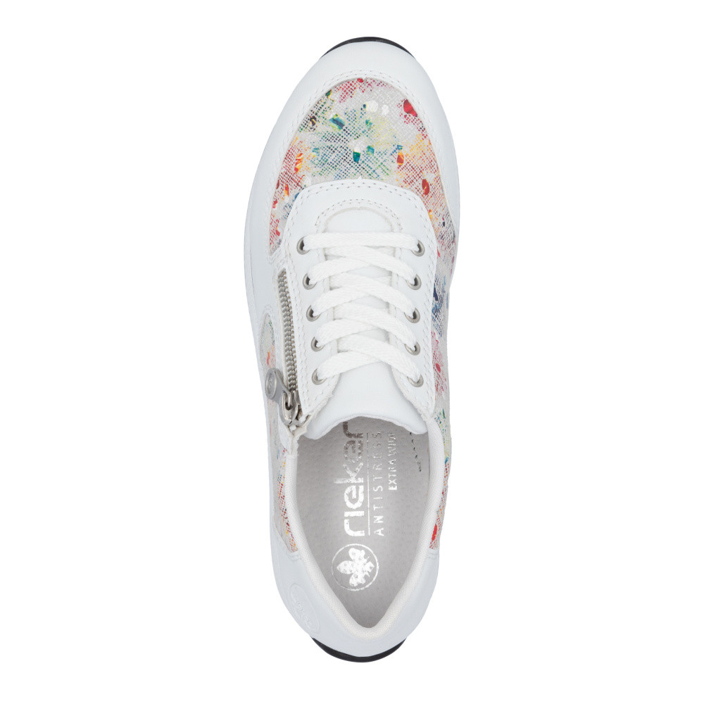 detail Dámské polobotky RIEKER N1112-90 bílá S5