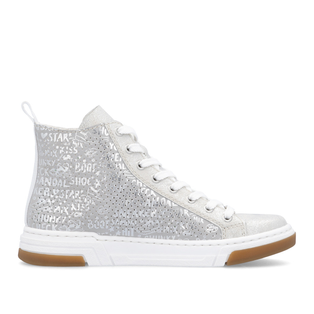 detail Dámské tenisky RIEKER N3945-40 stříbrná S5