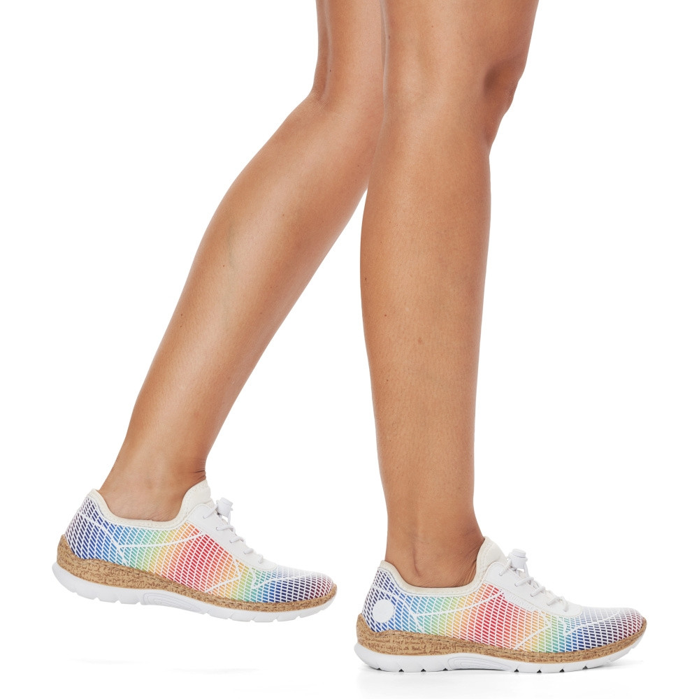 detail Dámské tenisky RIEKER N4270-90 bílá S3