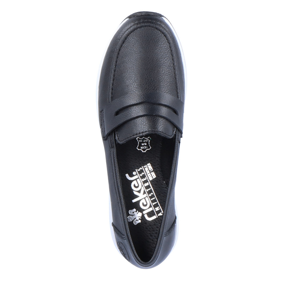 detail Dámské mokasíny RIEKER RIE-10104178-S3 černá