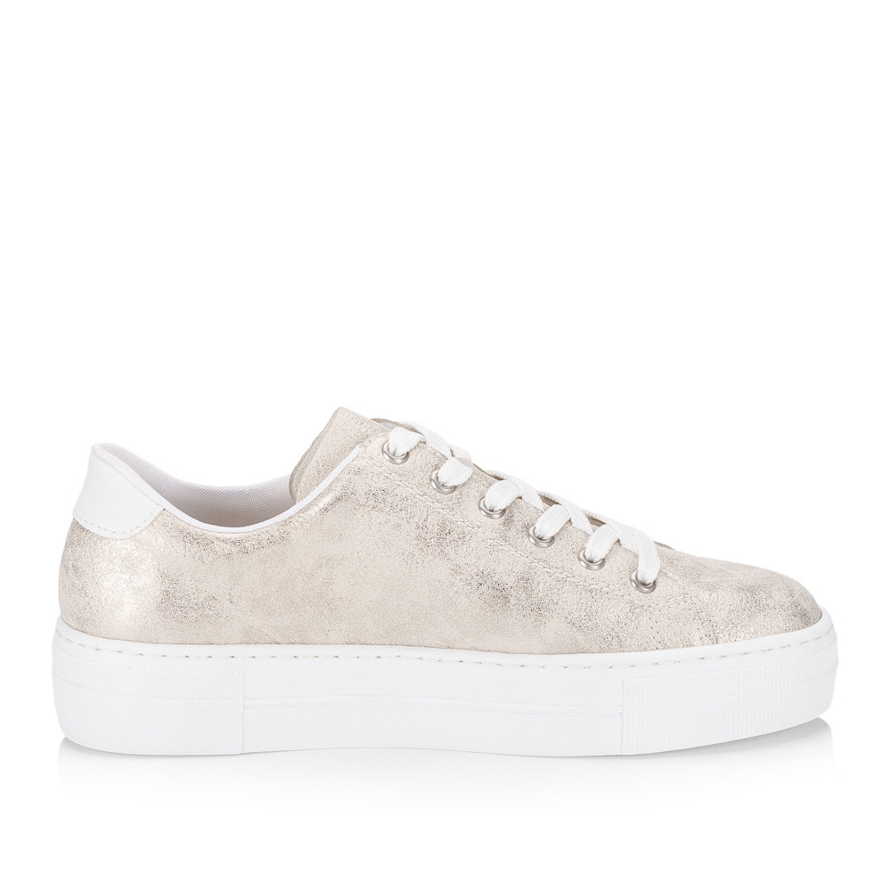 detail Dámské tenisky RIEKER N49W1-90 zlatá S5