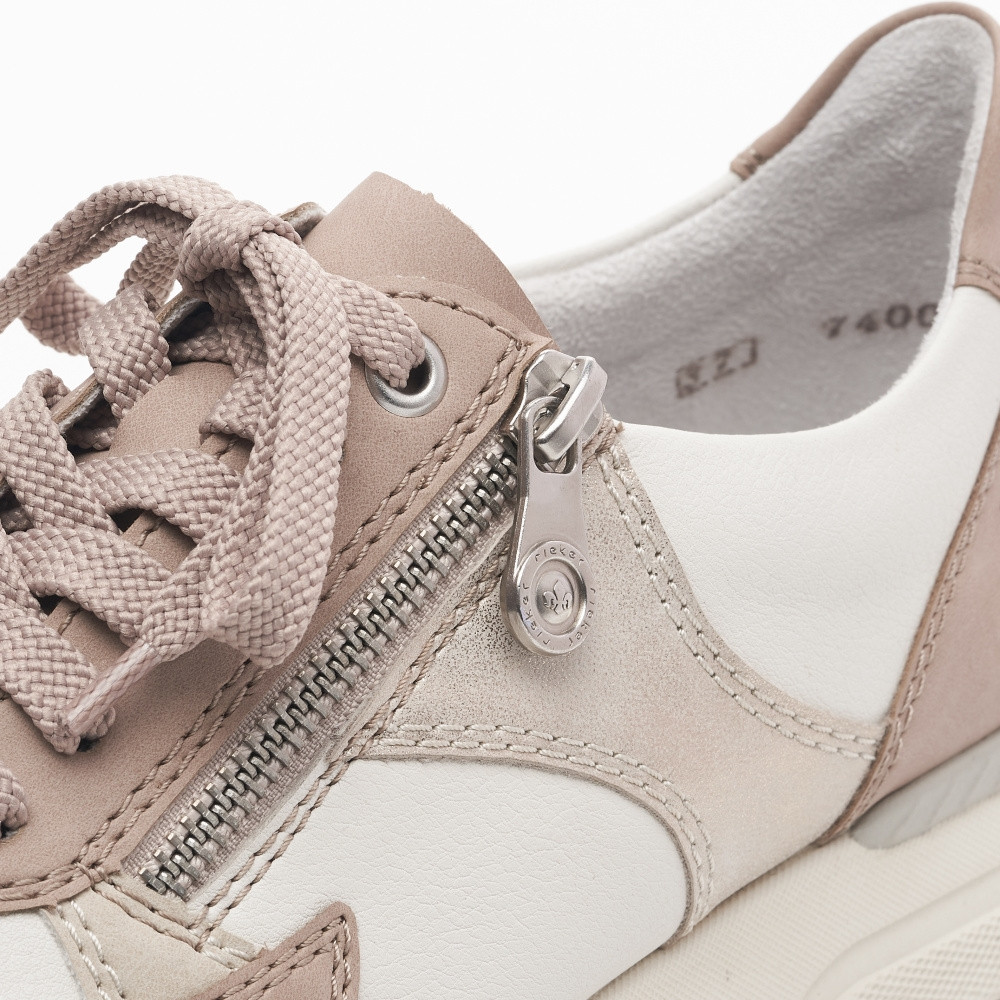 detail Dámské tenisky RIEKER N7400-80 béžová S3