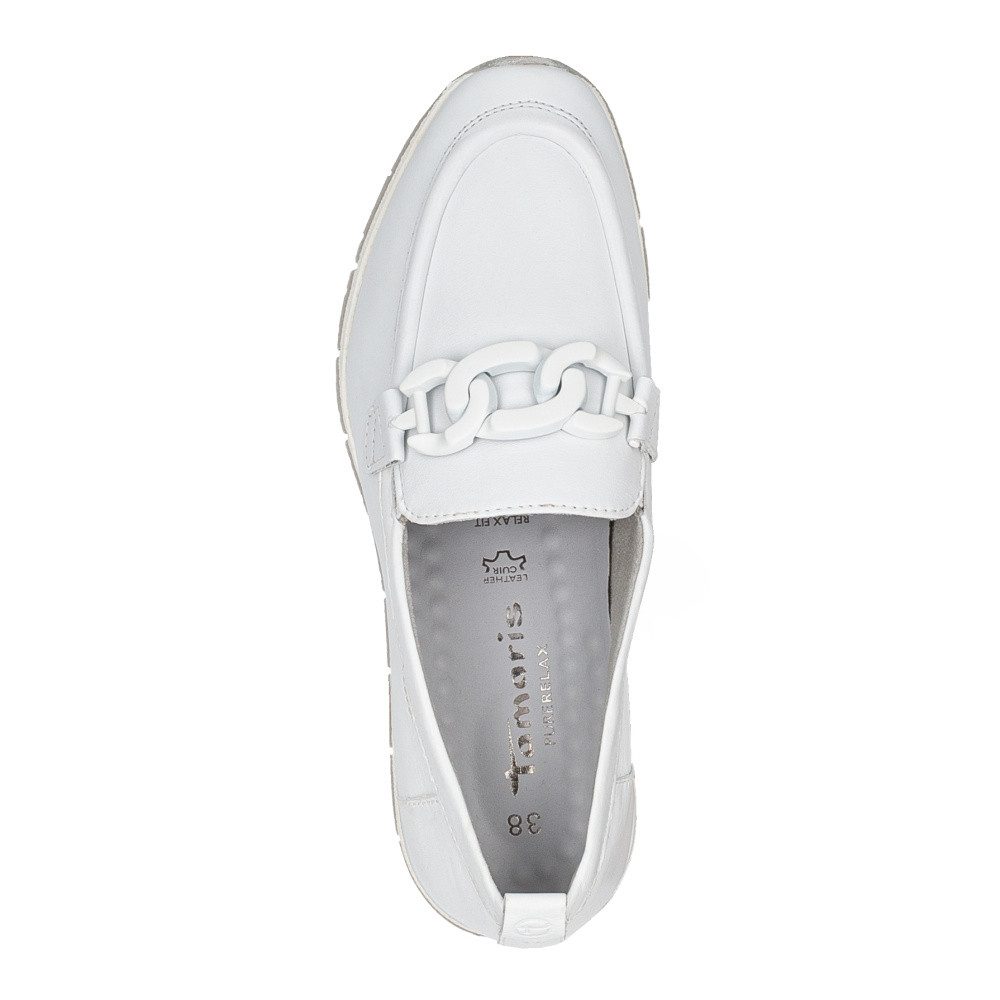 detail Dámské mokasíny TAMARIS TAM-10104474-S3 bílá