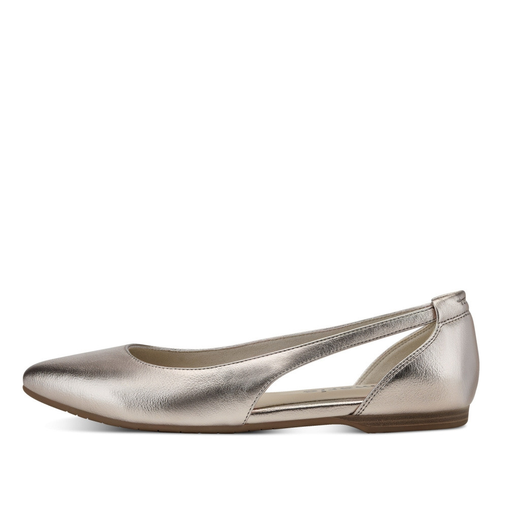 detail Dámské baleríny TAMARIS 22112-20-909 zlatá S3