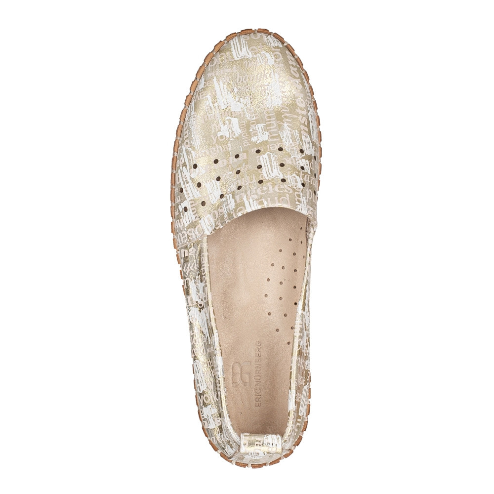 detail Dámské mokasíny IBERIUS 061-YT326 zlatá S3