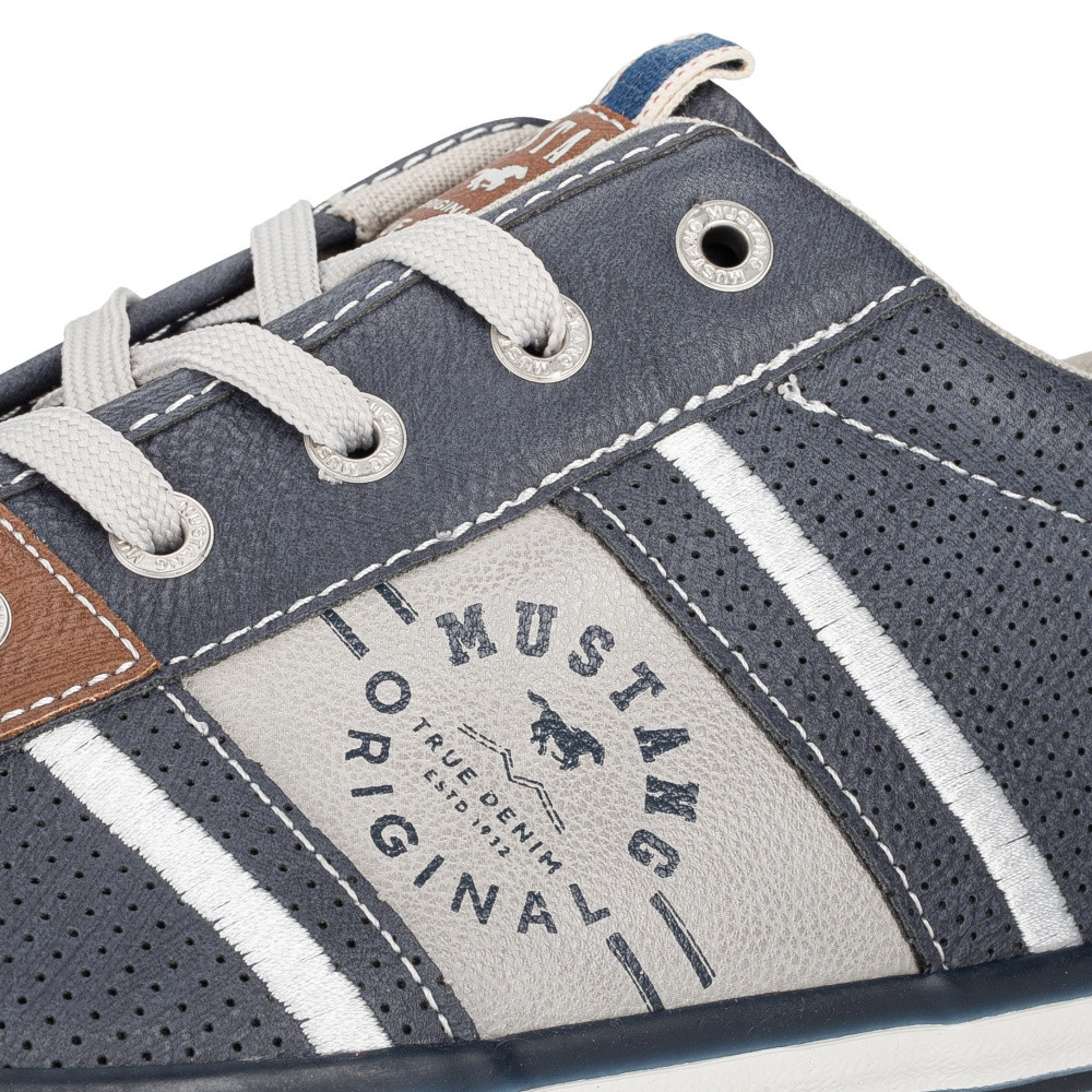 detail Pánské tenisky MUSTANG 4072317-800 modrá S5