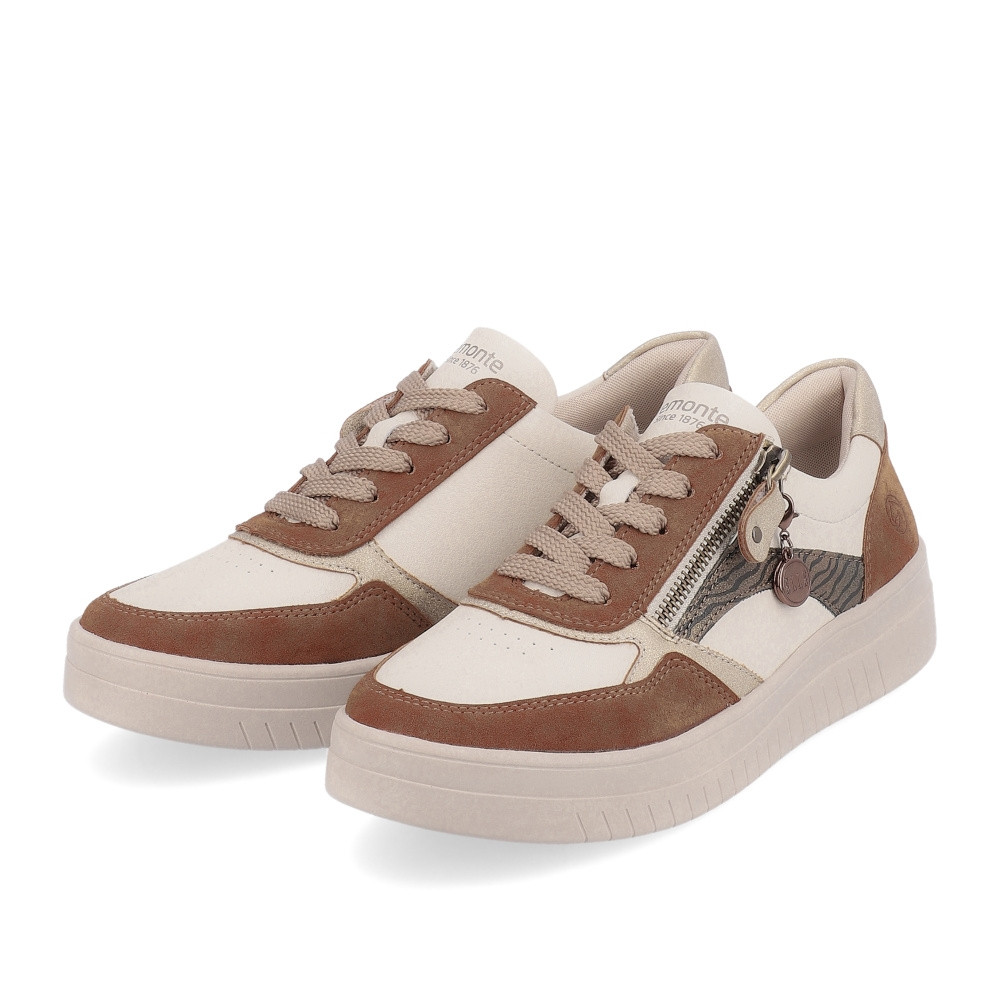 detail Dámské tenisky REMONTE D0J01-24 béžová W3