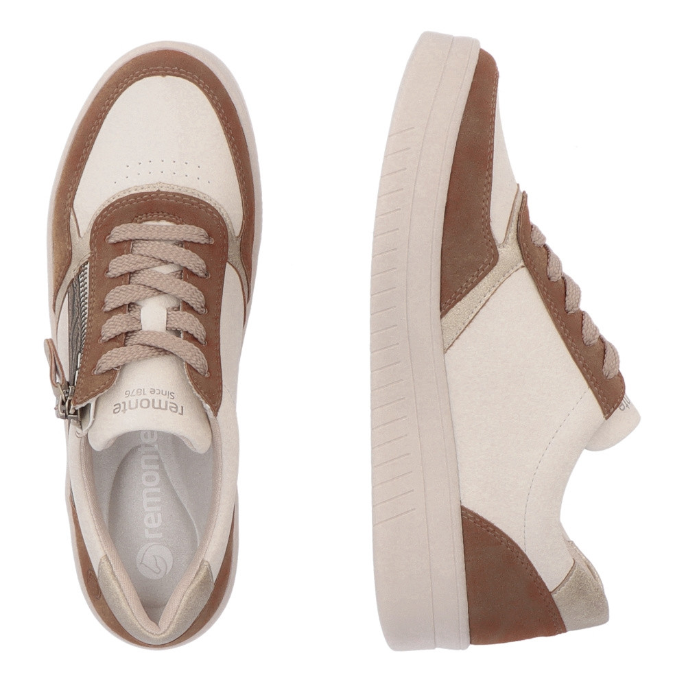detail Dámské tenisky REMONTE D0J01-24 béžová W3