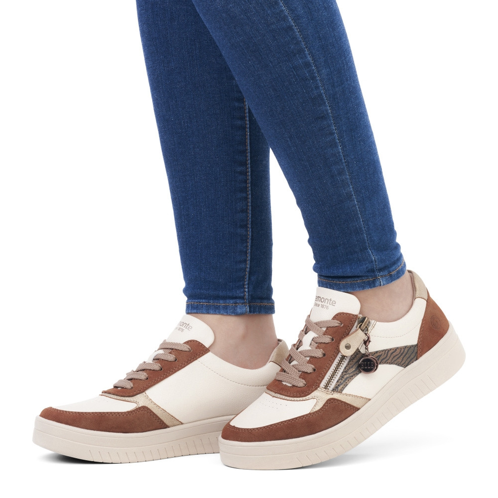 detail Dámské tenisky REMONTE D0J01-24 béžová W3