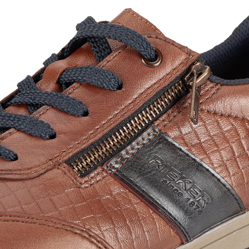 detail Pánské polobotky RIEKER RIE-10104826-W3 hnědá