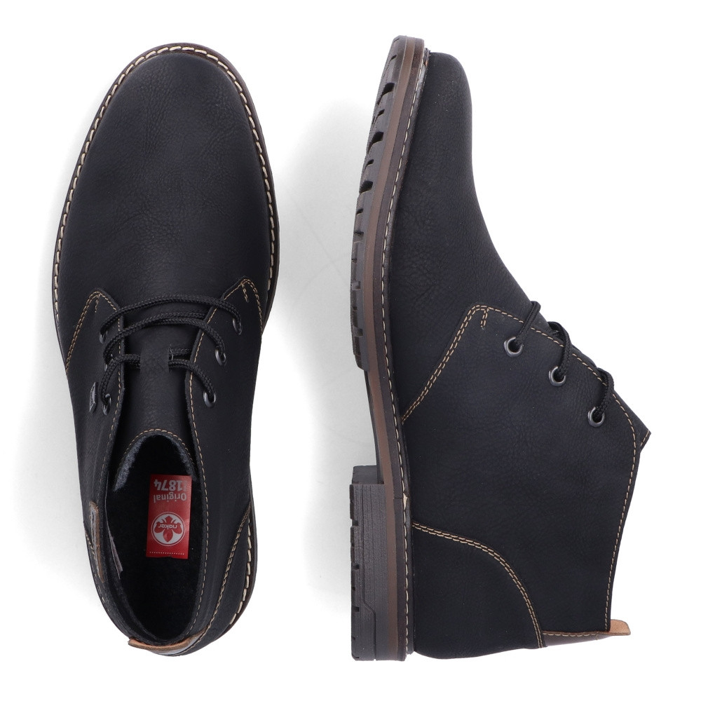 detail Pánská kotníková obuv RIEKER 13739-00 černá W3