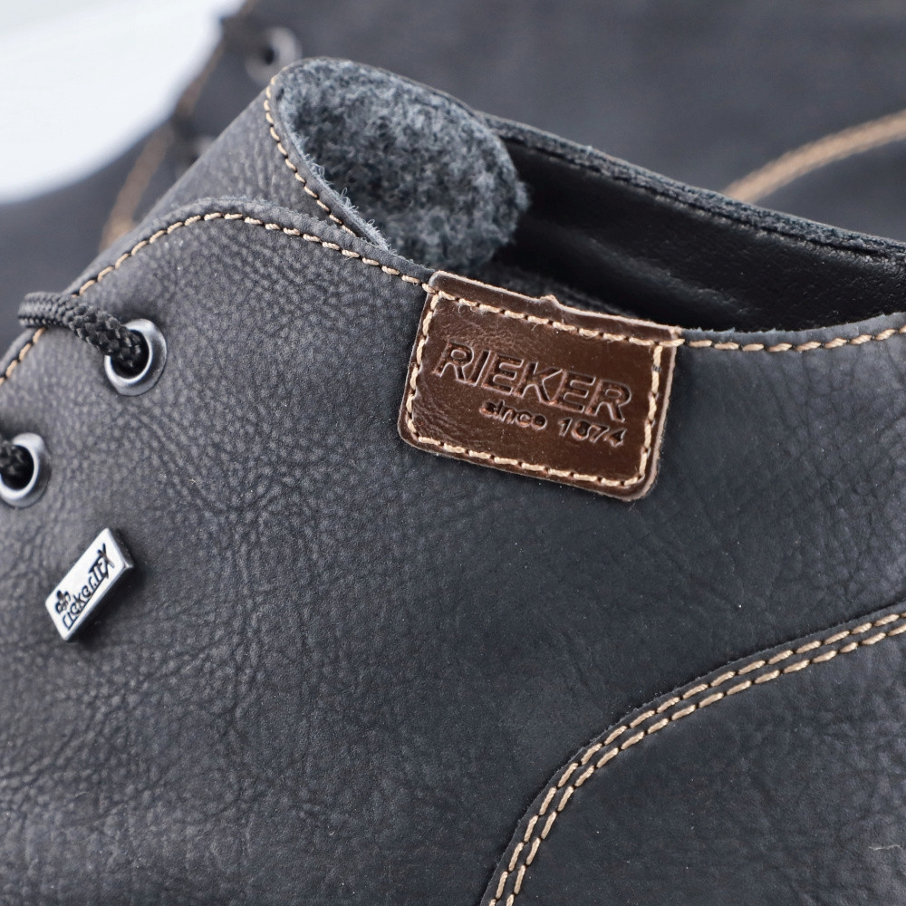 detail Pánská kotníková obuv RIEKER 13739-00 černá W3