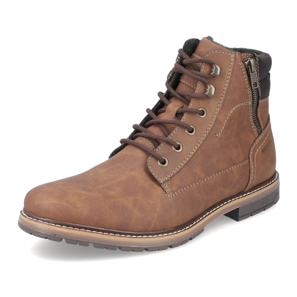detail Pánská kotníková obuv RIEKER 13742-24 hnědá W3