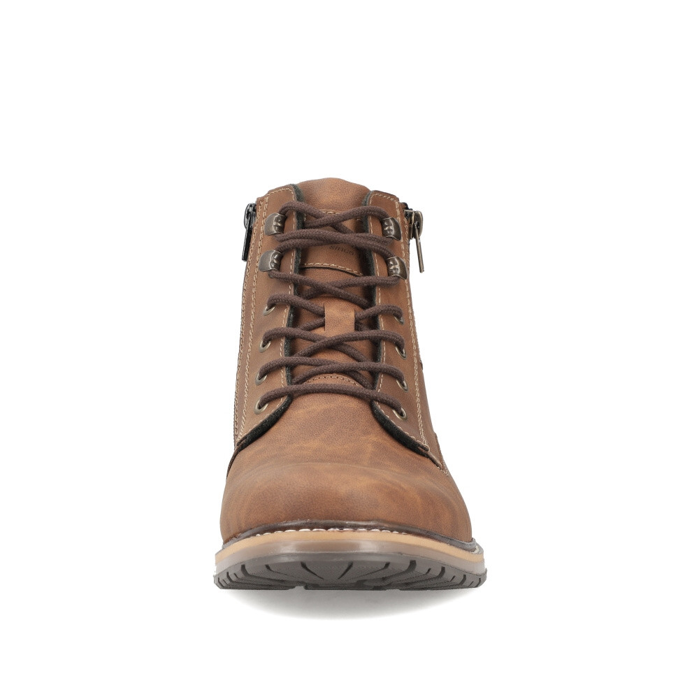 detail Pánská kotníková obuv RIEKER 13742-24 hnědá W3