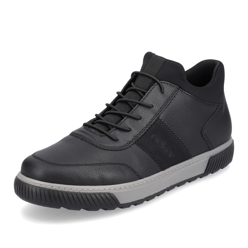 detail Pánská kotníková obuv RIEKER 18955-00 černá W3