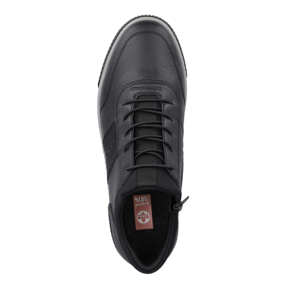 detail Pánská kotníková obuv RIEKER 18955-00 černá W3