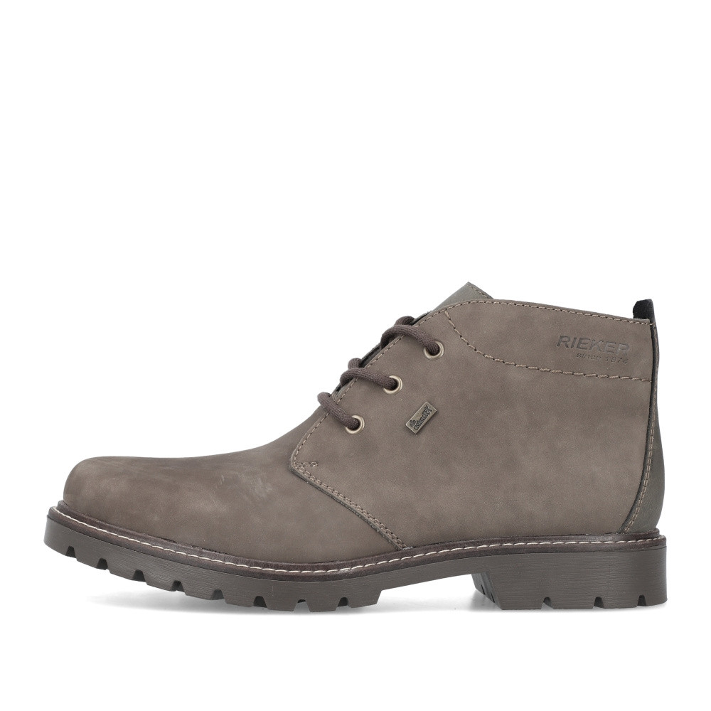 detail Pánská kotníková obuv RIEKER 38839-25 hnědá W3