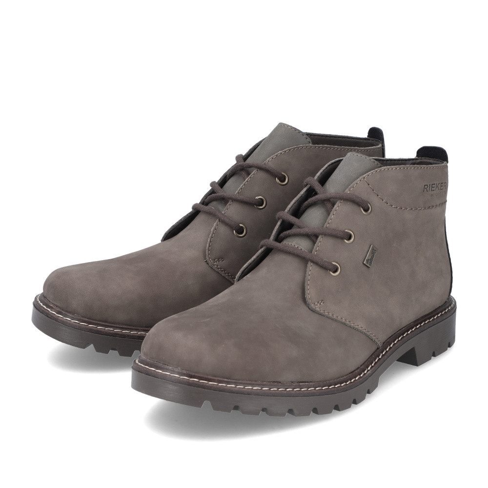 detail Pánská kotníková obuv RIEKER 38839-25 hnědá W3