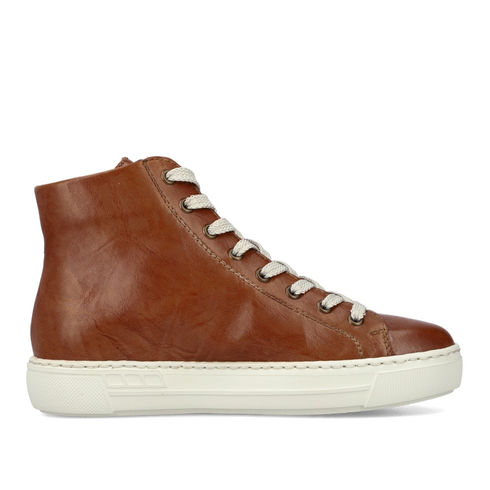 detail Dámská kotníková obuv RIEKER L9880-24 hnědá W3