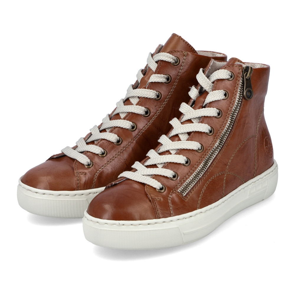 detail Dámská kotníková obuv RIEKER L9880-24 hnědá W3