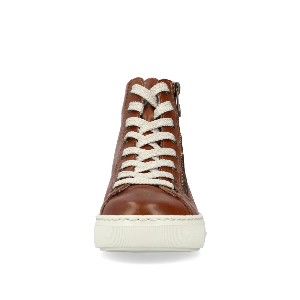 detail Dámská kotníková obuv RIEKER L9880-24 hnědá W3