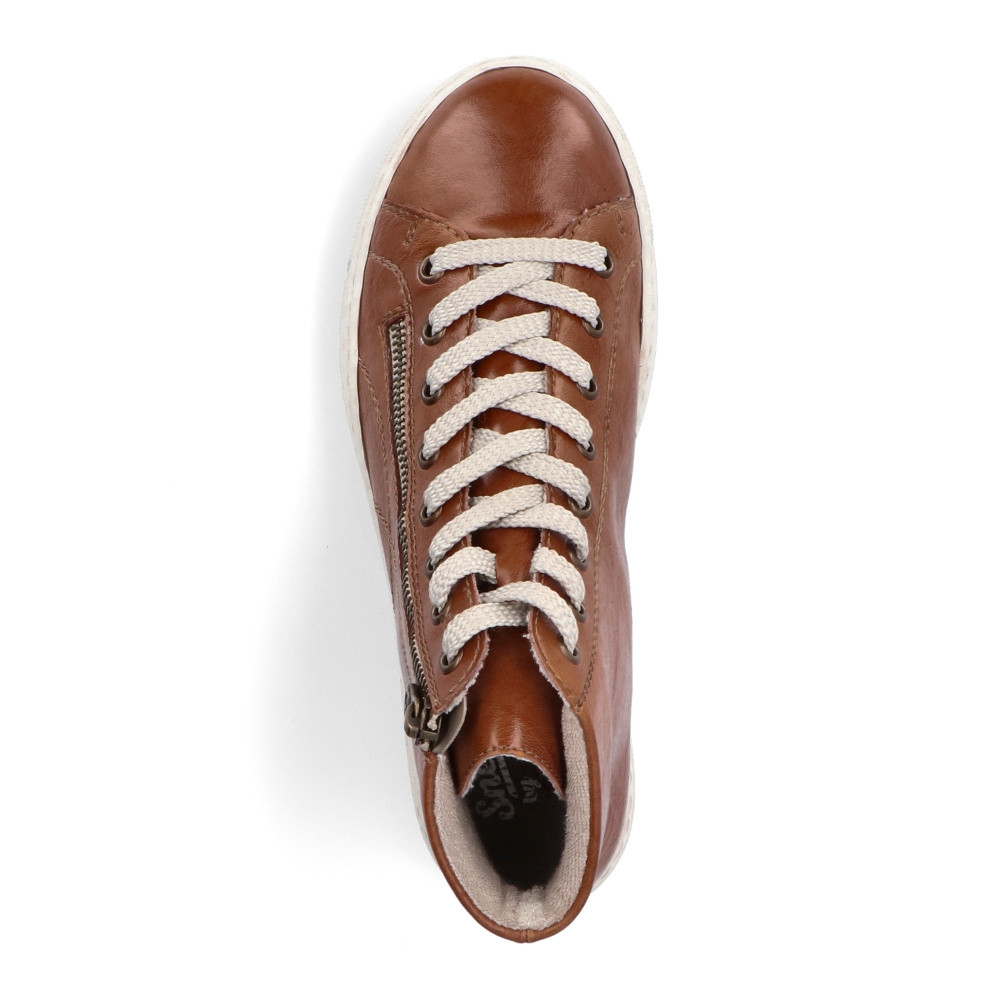 detail Dámská kotníková obuv RIEKER L9880-24 hnědá W3