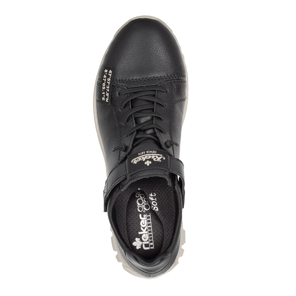 detail Dámské tenisky RIEKER M9852-00 černá W3