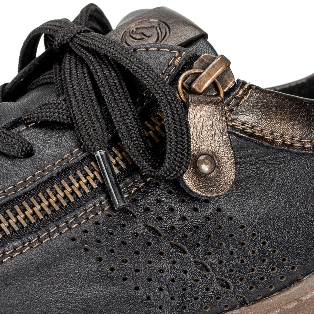 detail Dámské polobotky REMONTE R1431-01 černá W3