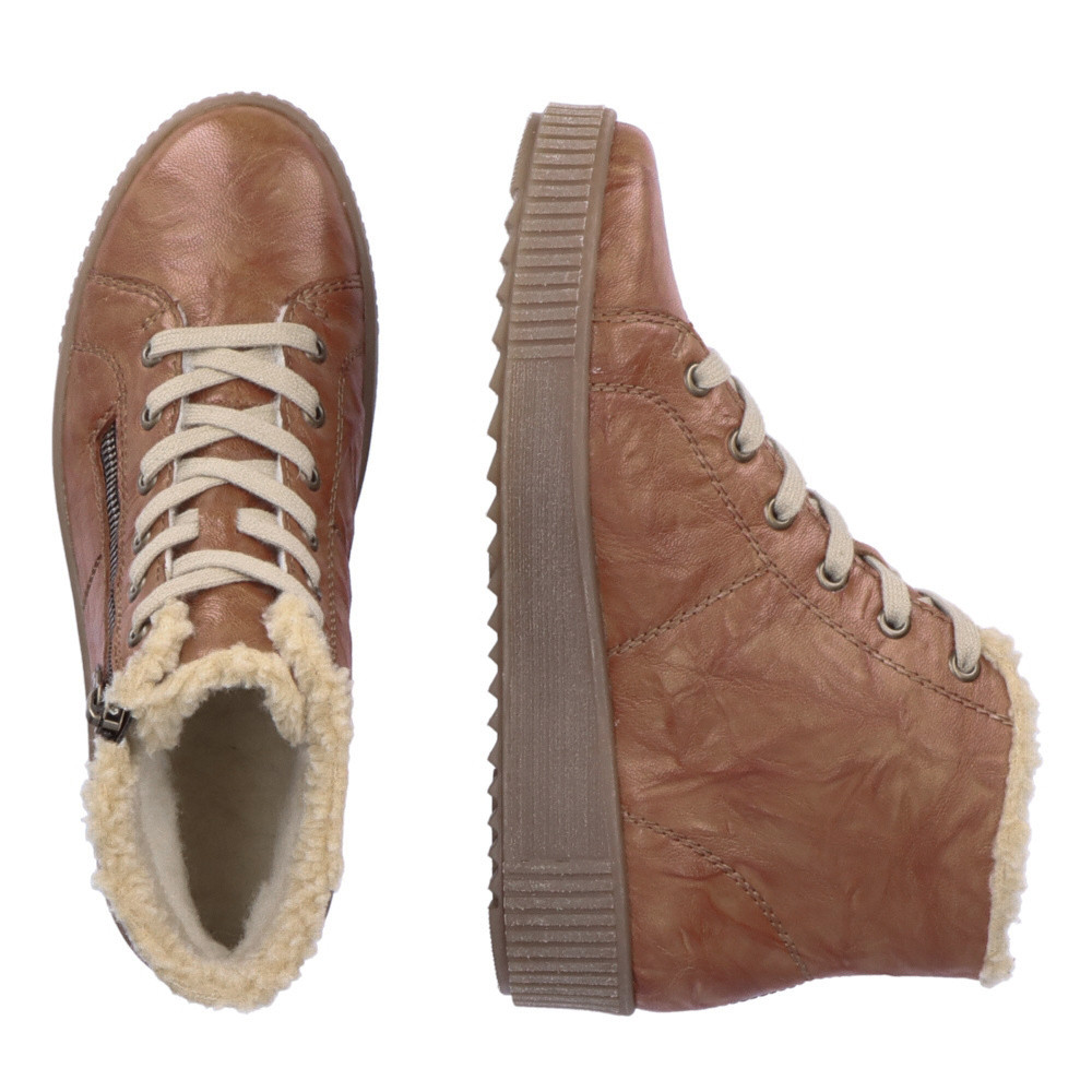 detail Dámská kotníková obuv REMONTE R7980-23 hnědá W3