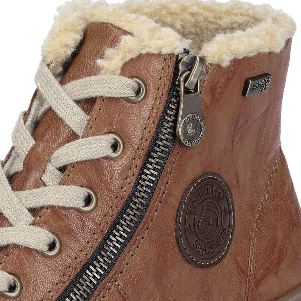 detail Dámská kotníková obuv REMONTE R7980-23 hnědá W3
