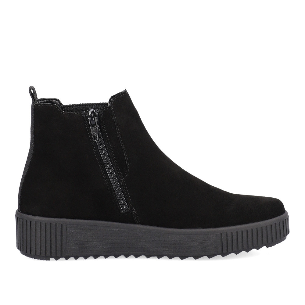detail Dámská kotníková obuv REMONTE R7994-01 černá W3