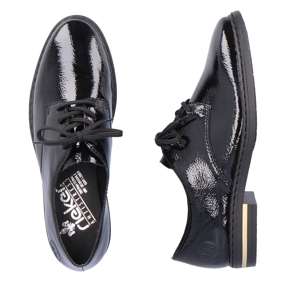 detail Dámské polobotky RIEKER 50618-00 černá W3