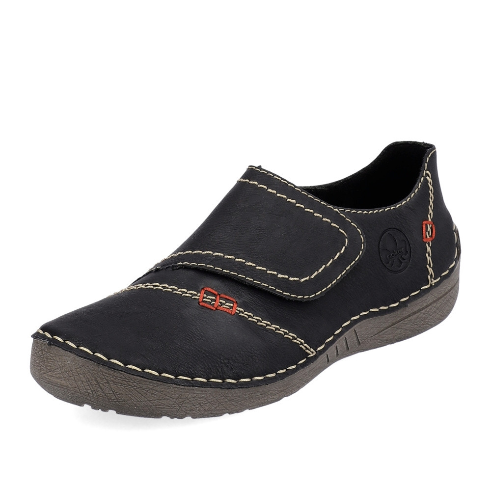 detail Dámské polobotky RIEKER 52577-00 černá W3