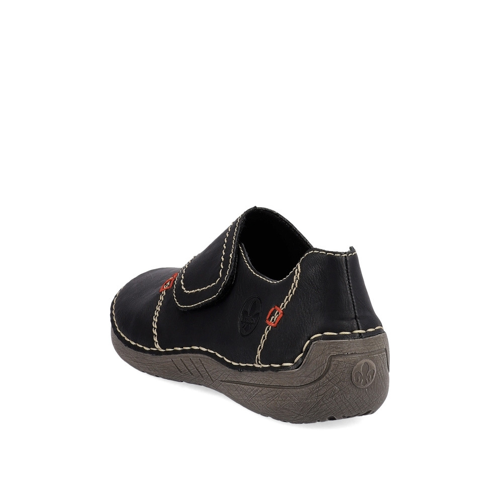 detail Dámské polobotky RIEKER 52577-00 černá W3